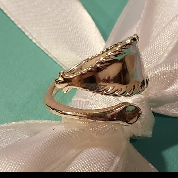 1895 Tiffany & Co. Sterling Silver Scallop  Feather Edge Luxury Spoon-ring #25 - Picture 4 of 16